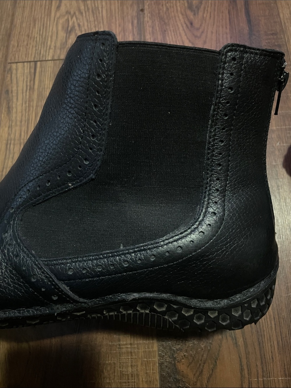 Alegria Men's Jony Black Leather Slip-On Chukka Ergonomic Comfort Boots Sz 47/14 - Picture 8 of 10
